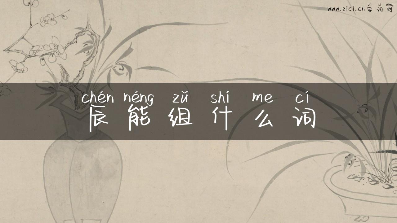 辰能组什么词