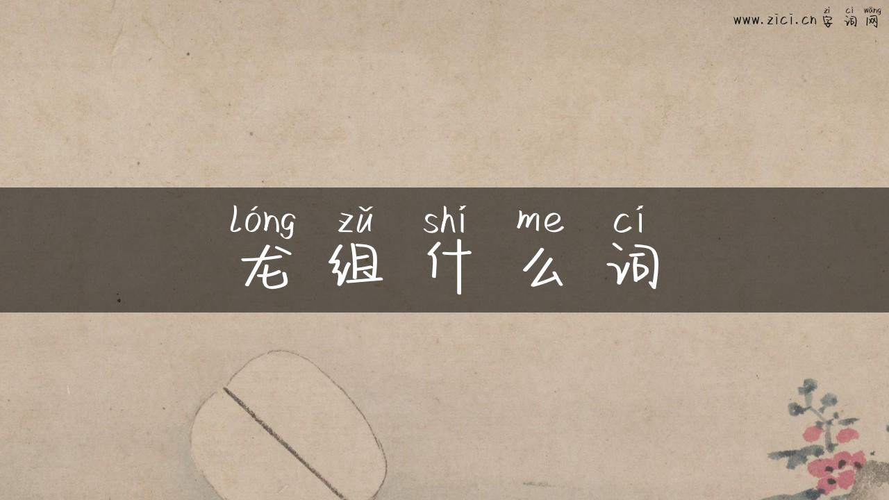 龙组什么词