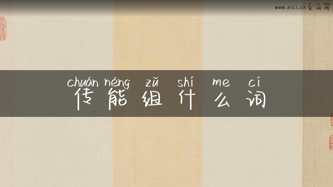 传能组什么词