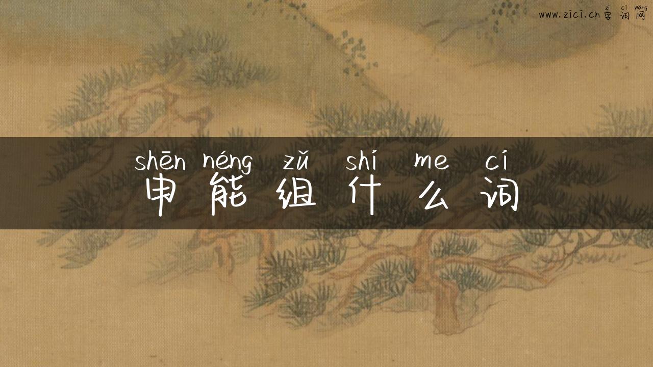 申能组什么词