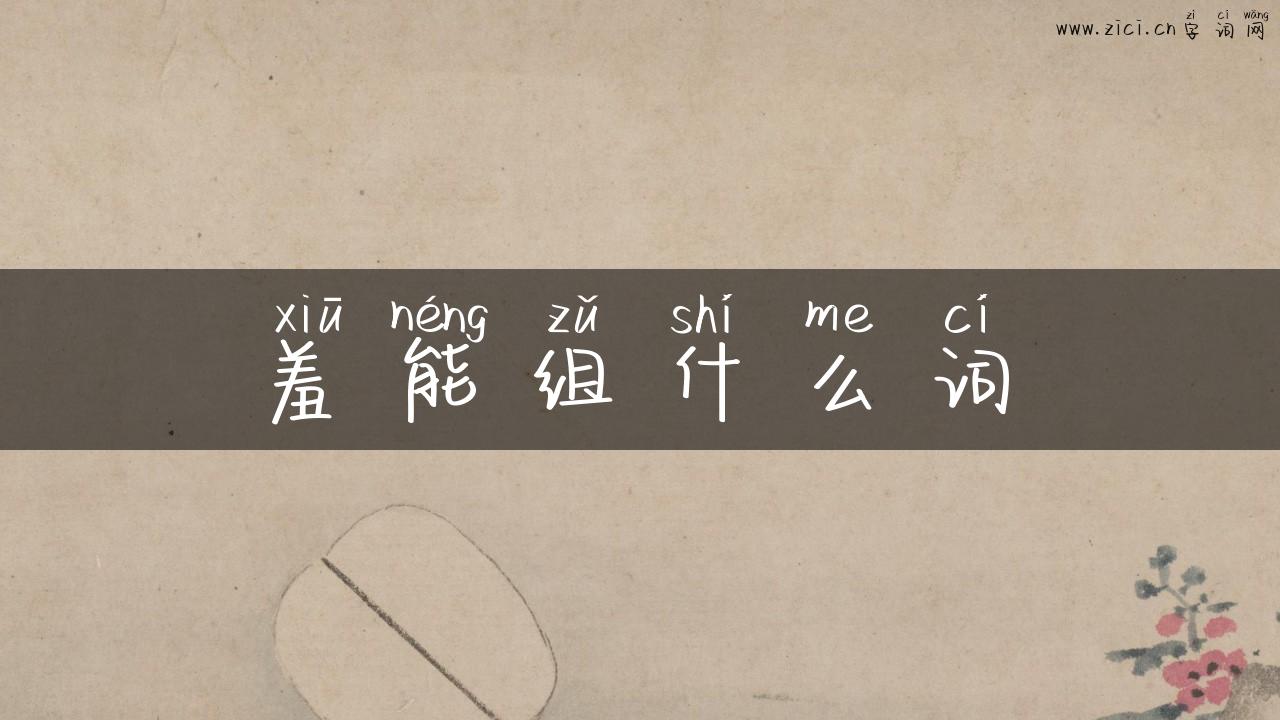 羞能组什么词