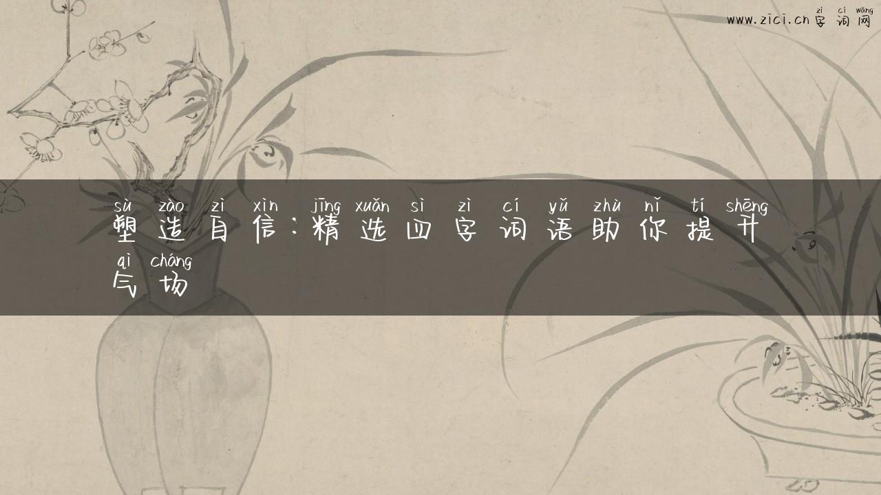 塑造自信：精选四字词语助你提升气场