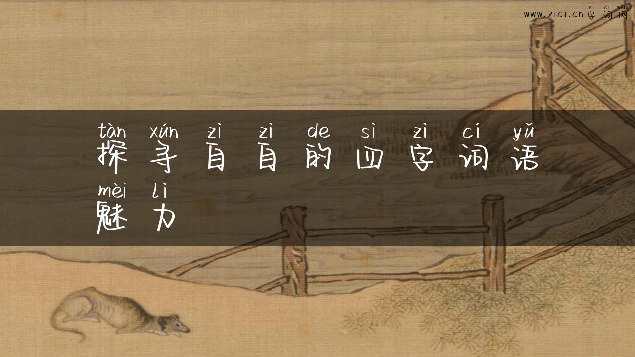 探寻自自的四字词语魅力
