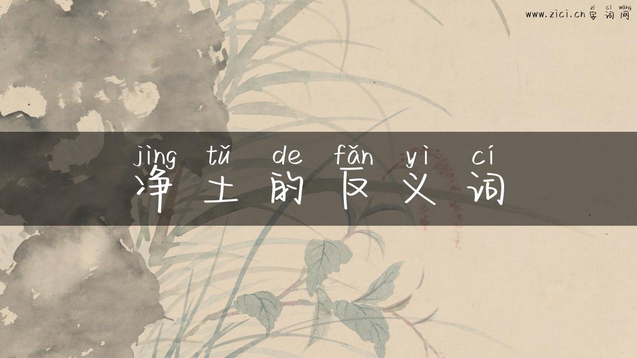 净土的反义词