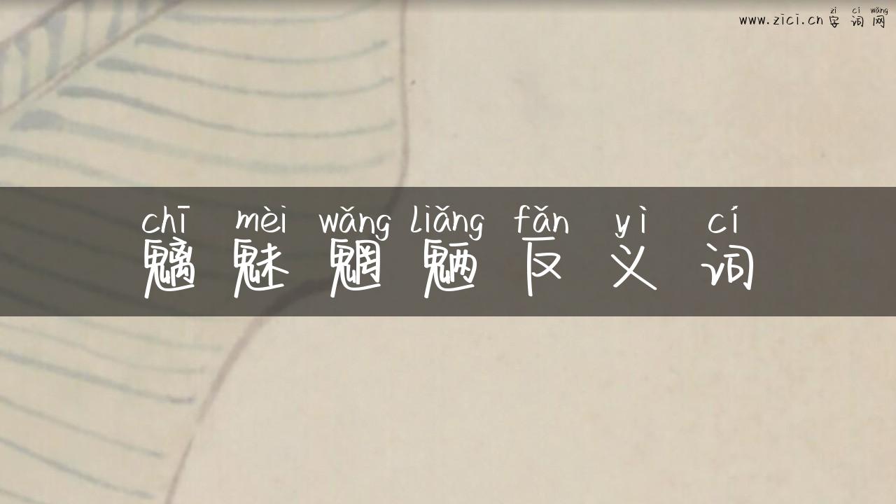 魑魅魍魉反义词