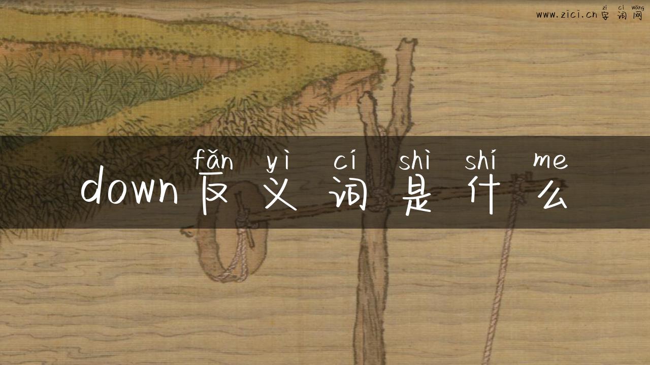 down反义词是什么