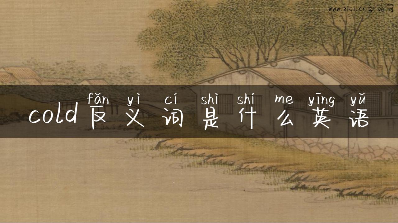 cold反义词是什么英语