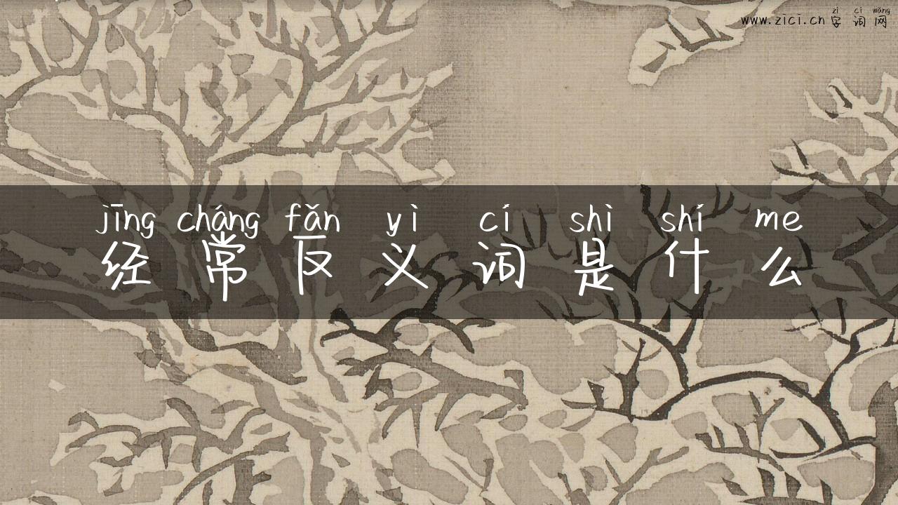 经常反义词是什么