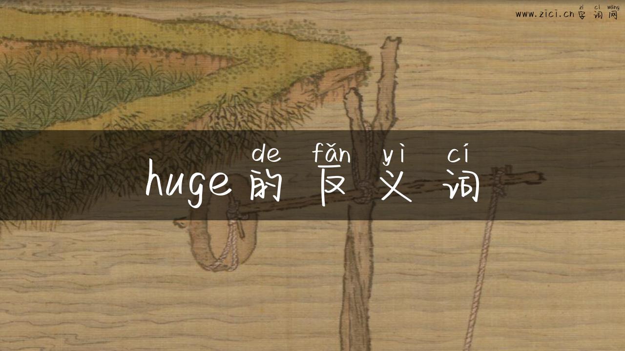 huge的反义词