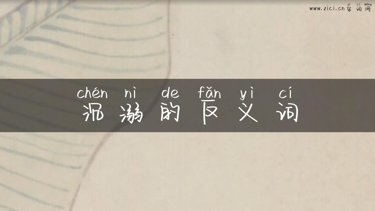 沉溺的反义词