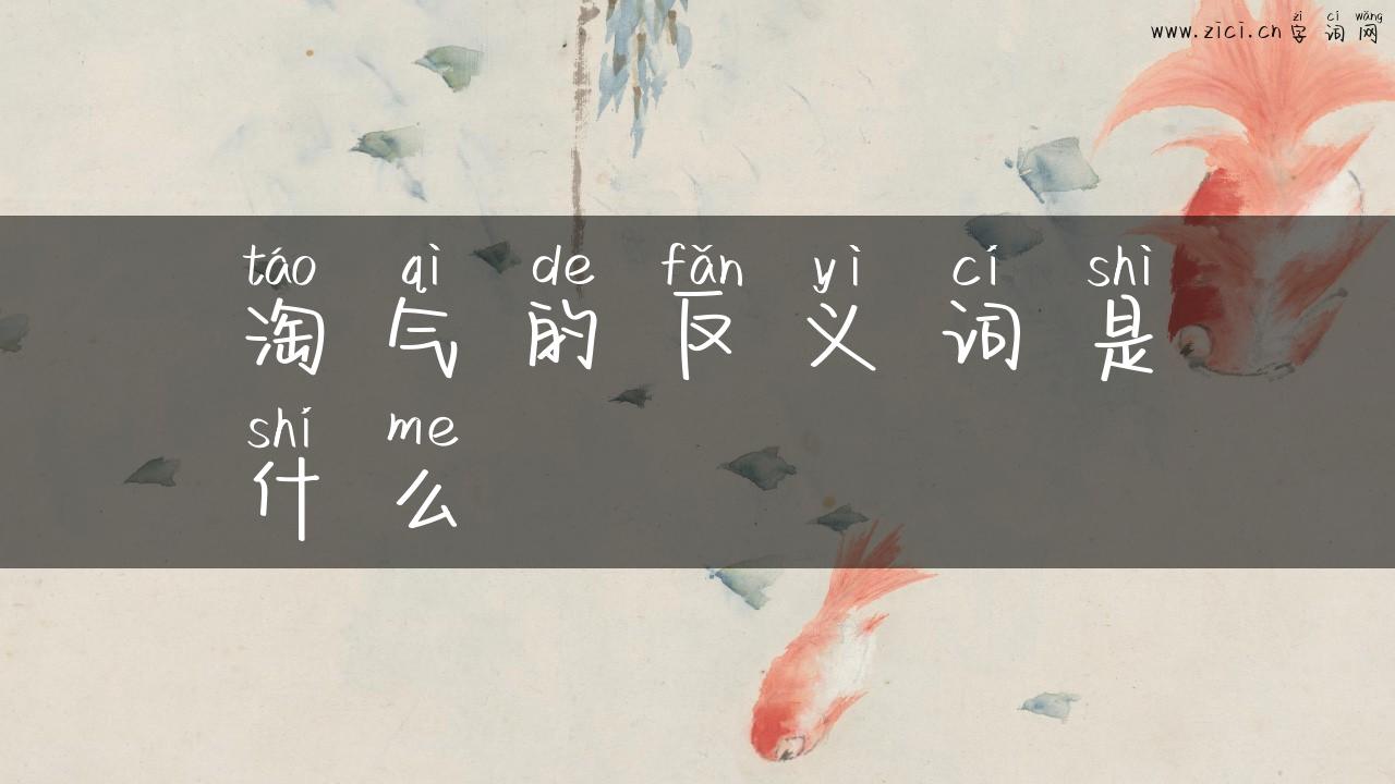 淘气的反义词是什么