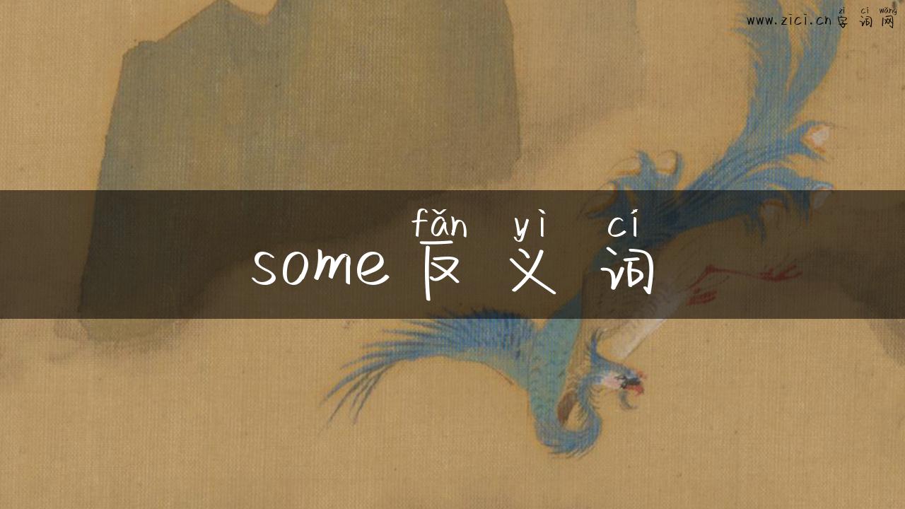 some反义词