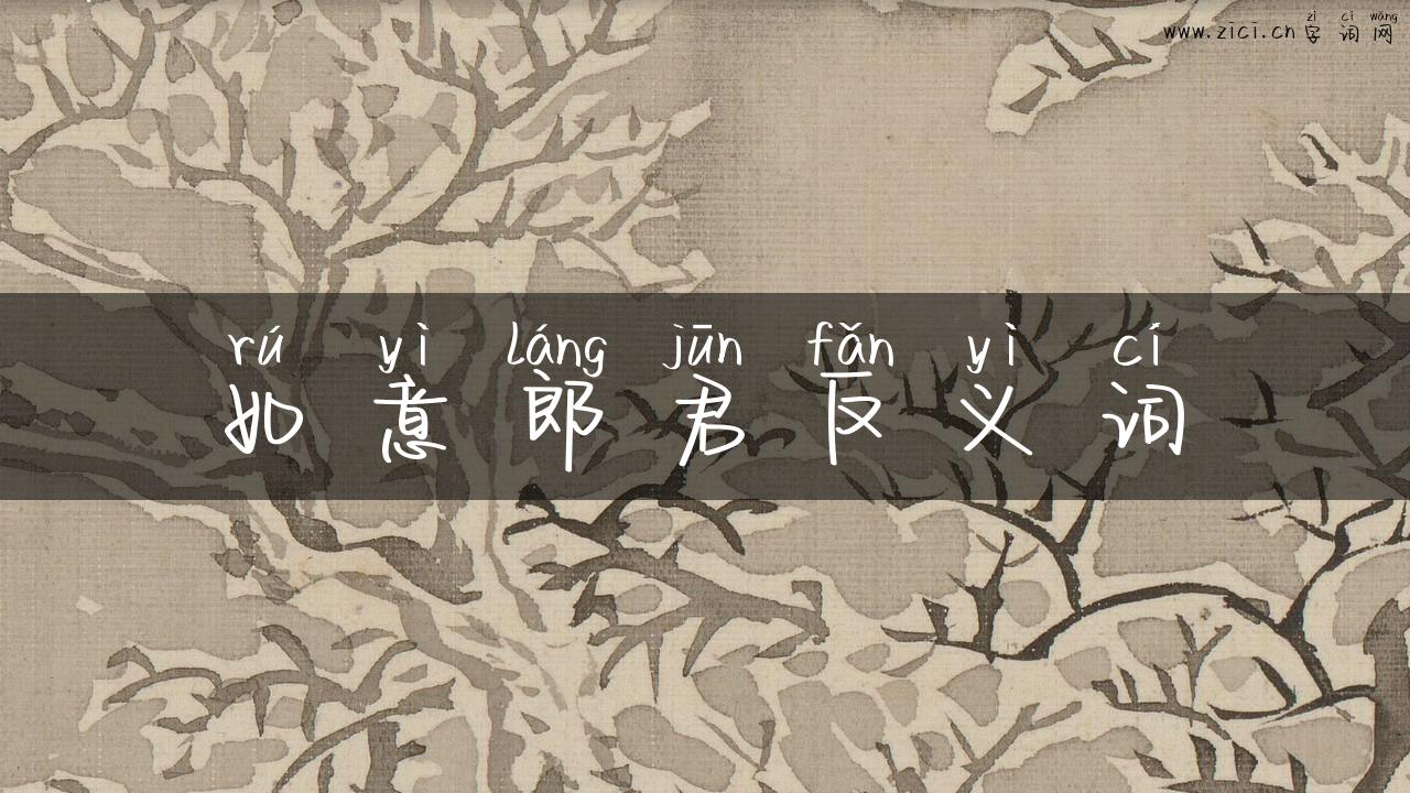 如意郎君反义词
