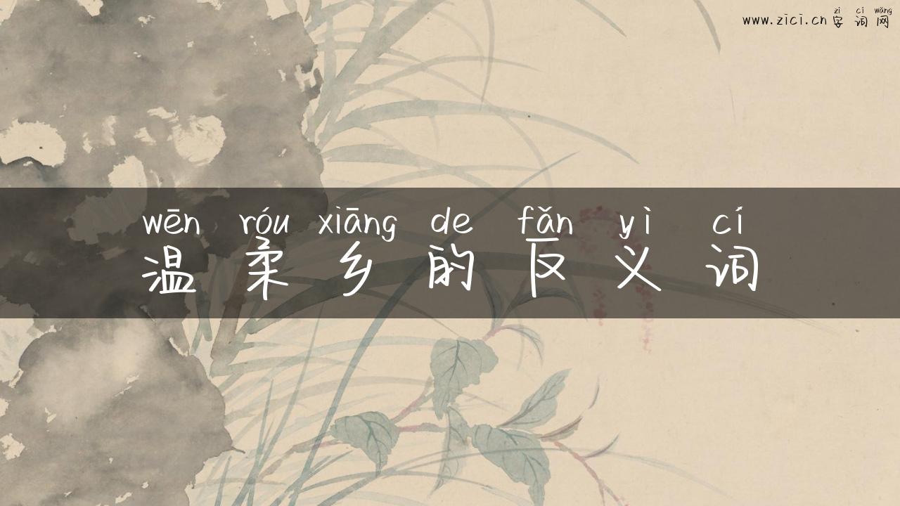 温柔乡的反义词