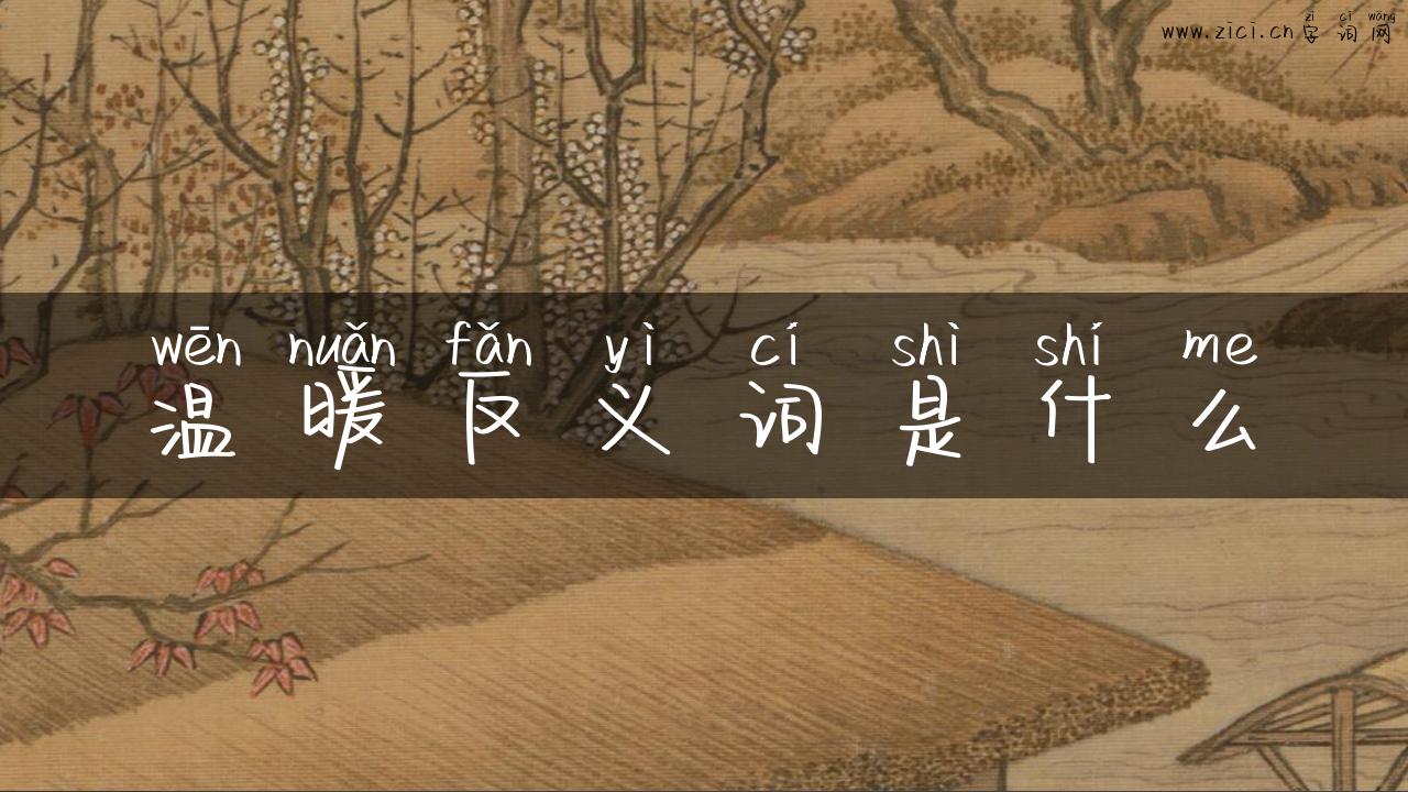 温暖反义词是什么
