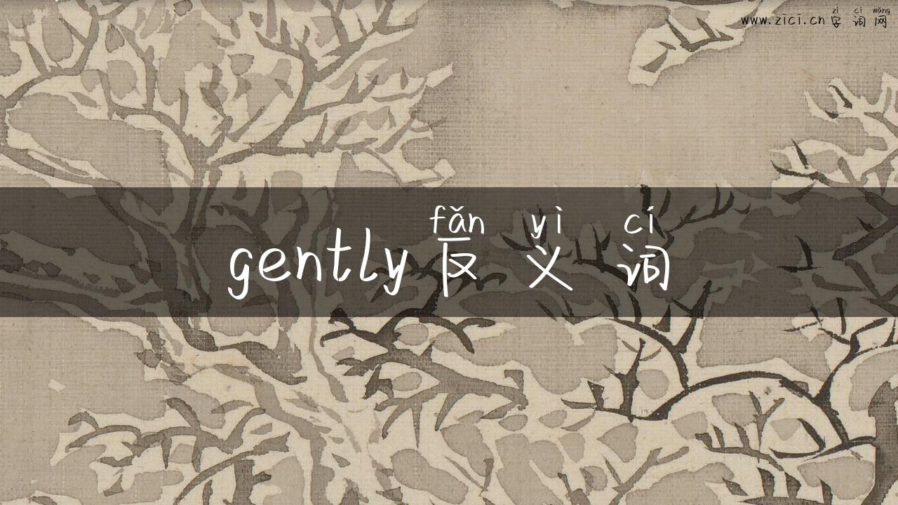 gently反义词