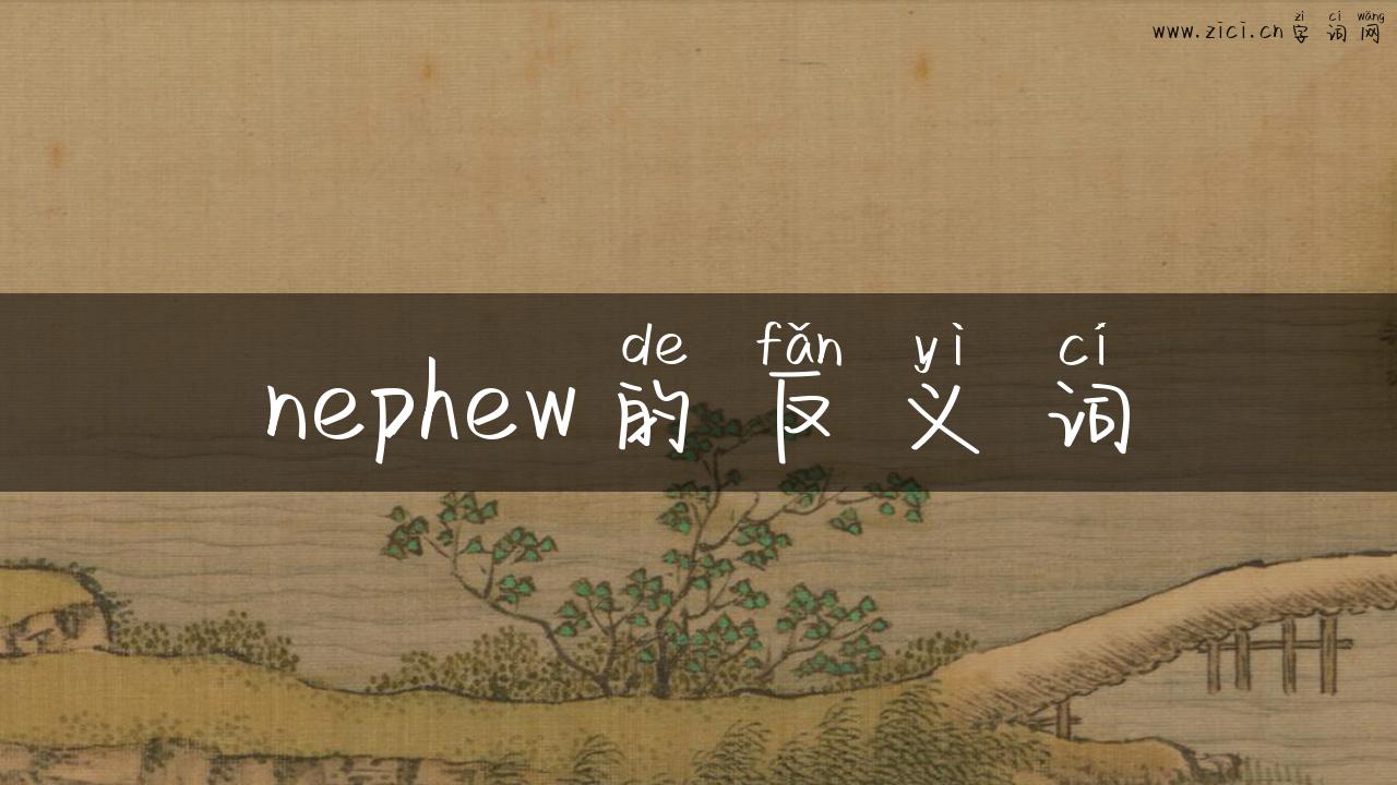 nephew的反义词