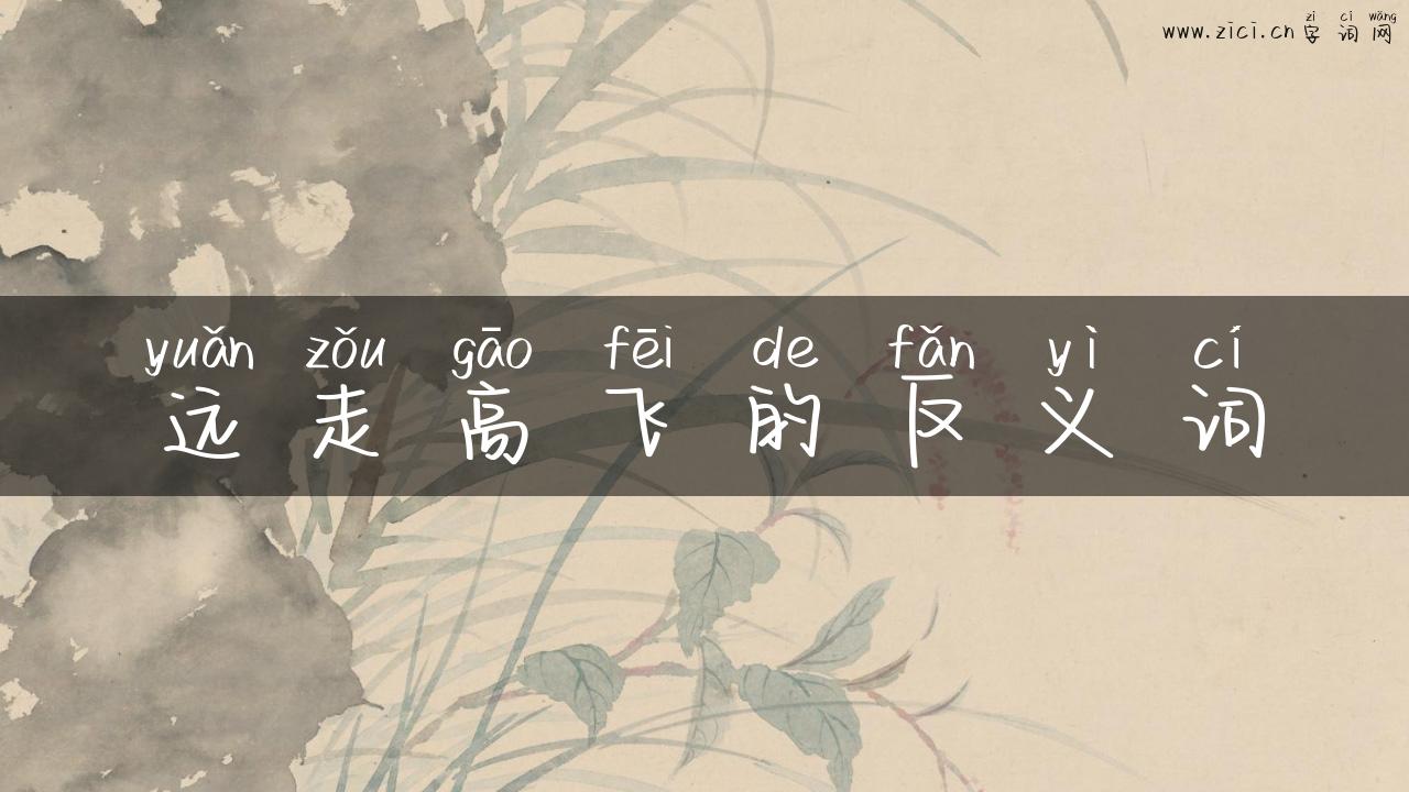 远走高飞的反义词