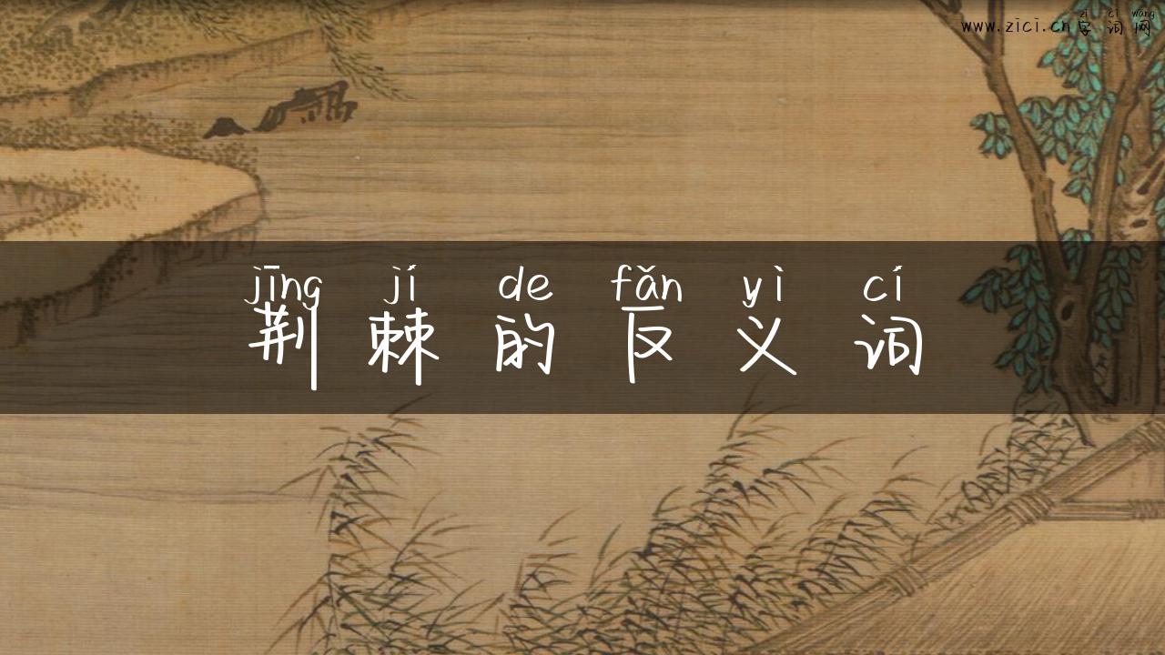 荆棘的反义词