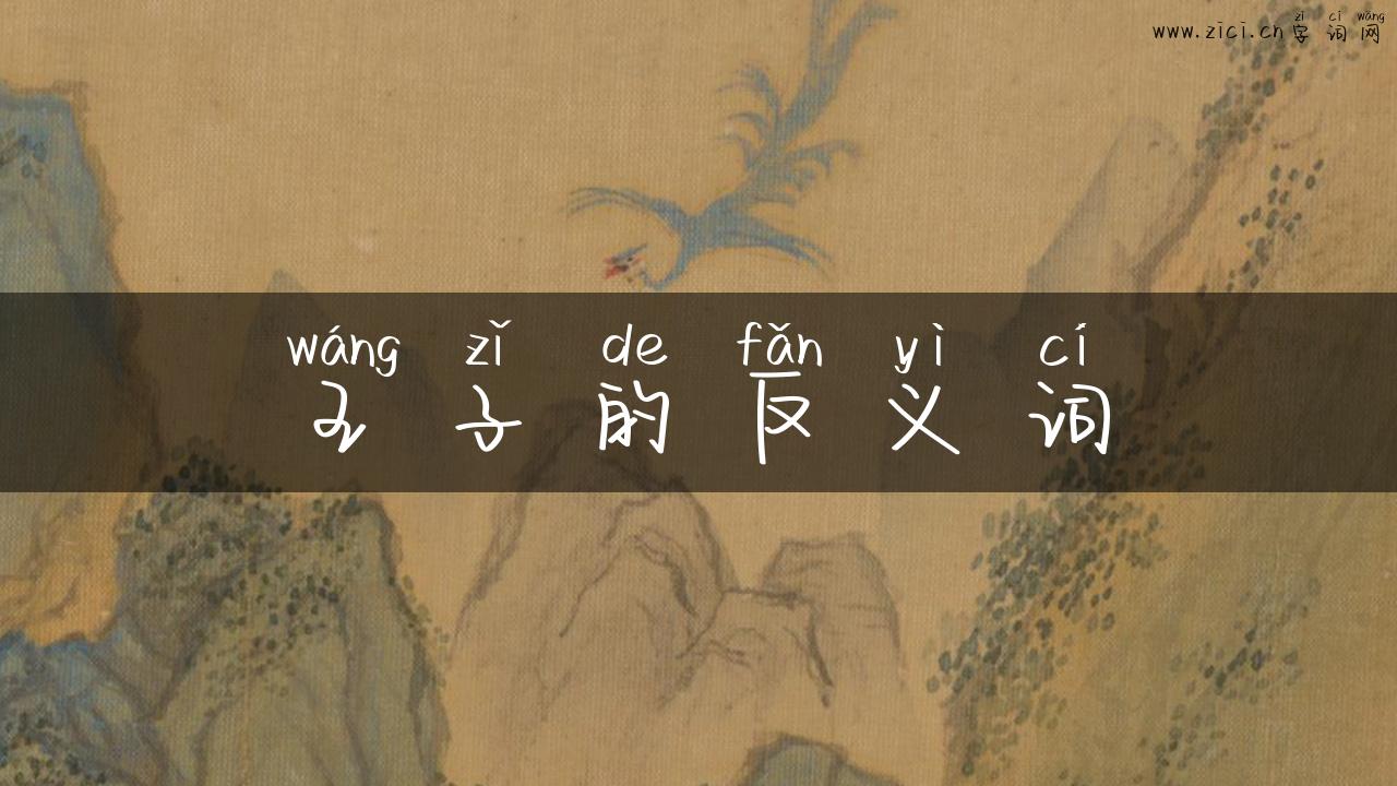 王子的反义词