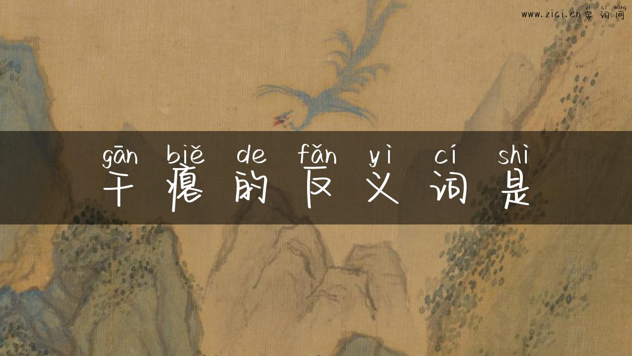 干瘪的反义词是