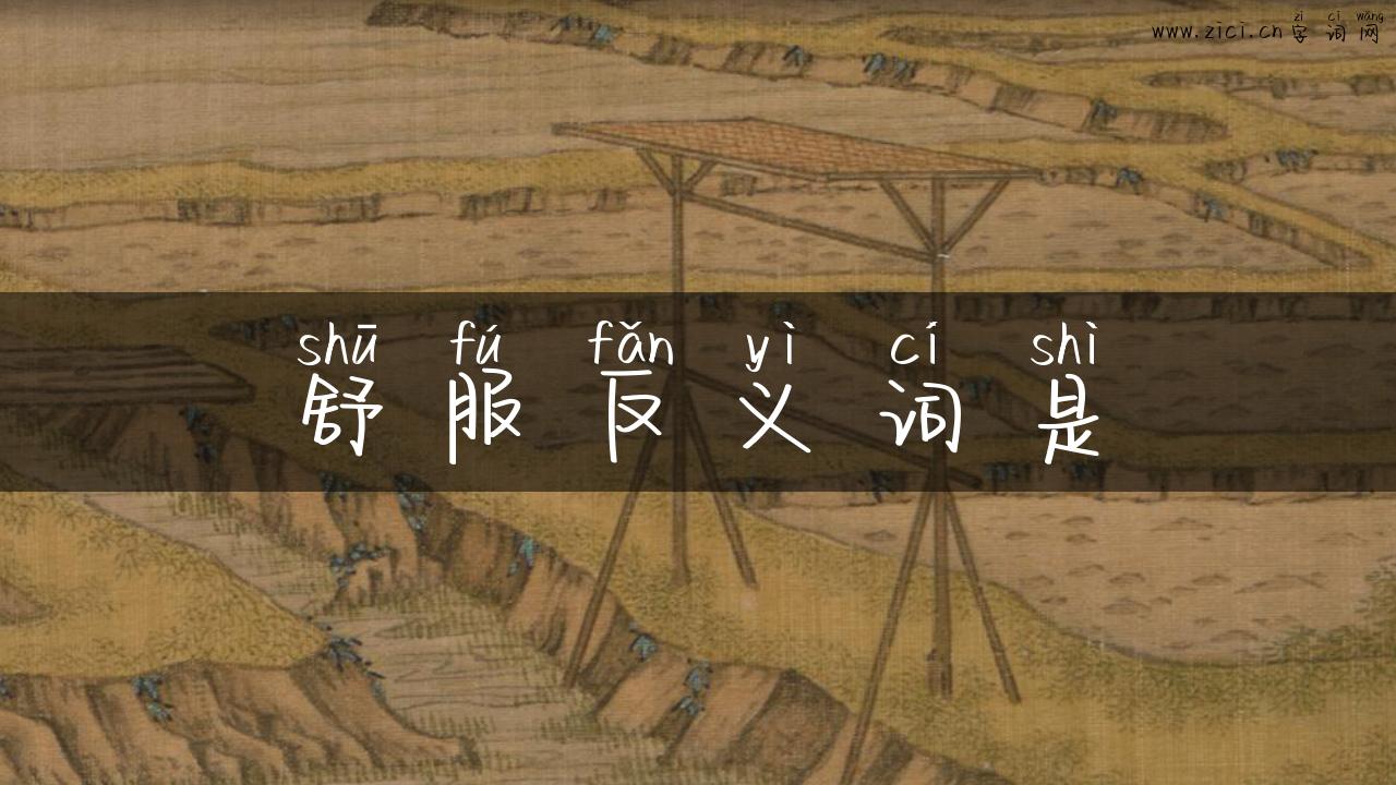 舒服反义词是