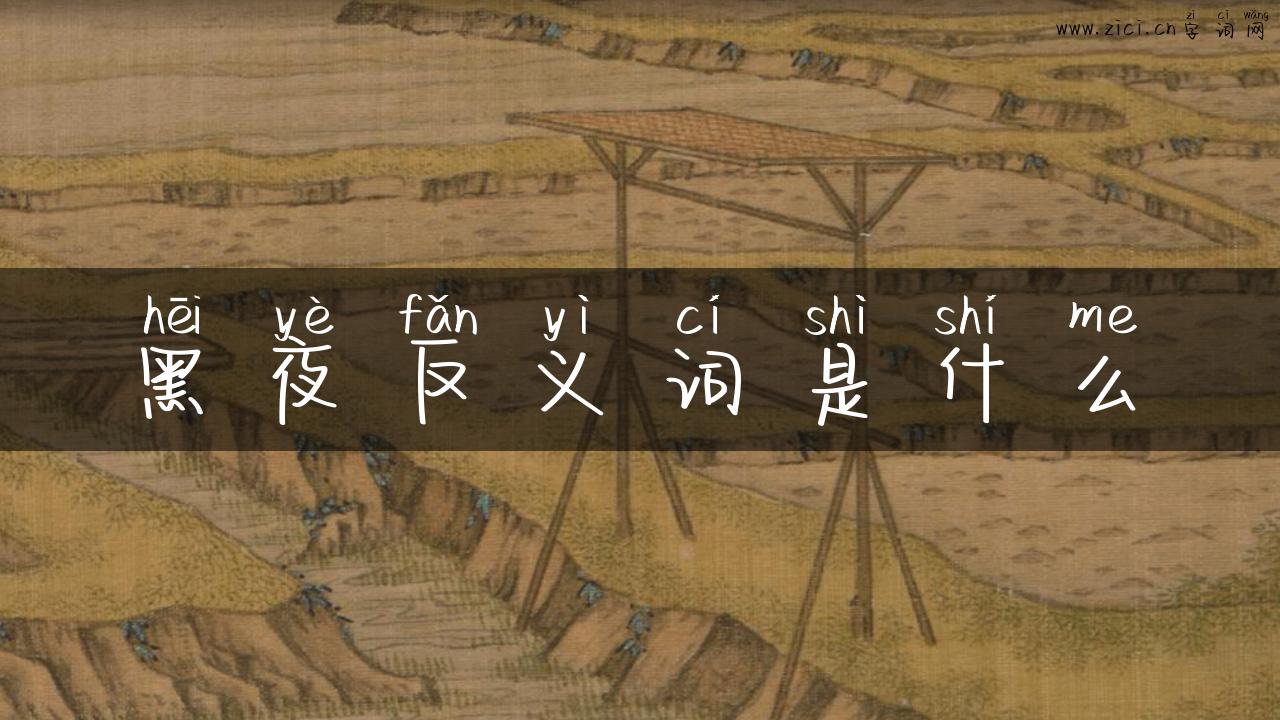 黑夜反义词是什么