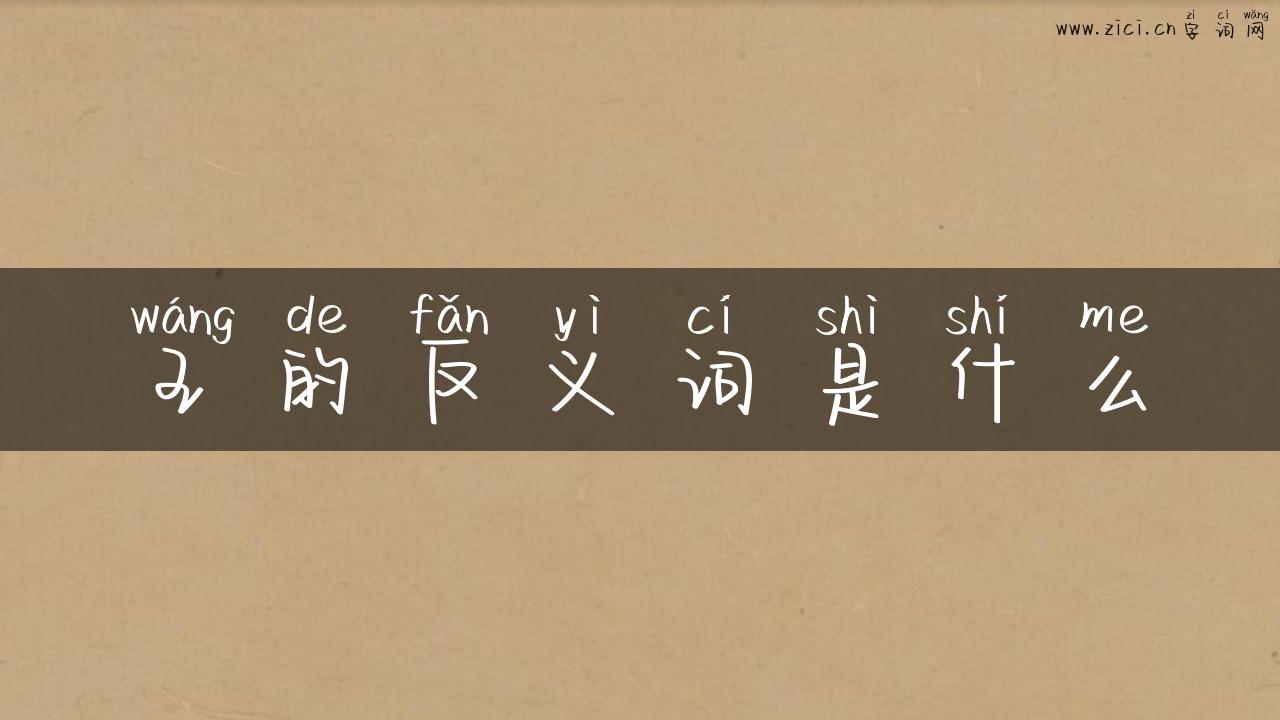 王的反义词是什么