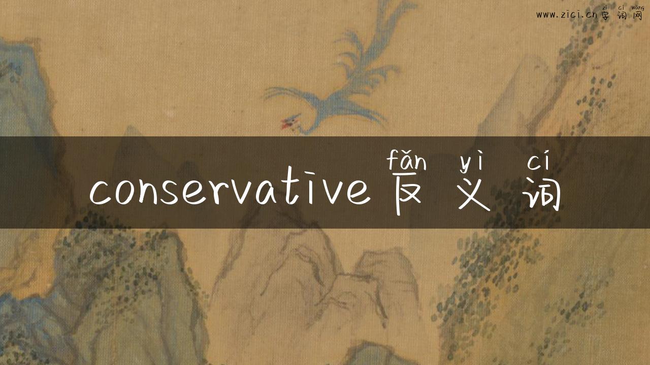 conservative反义词