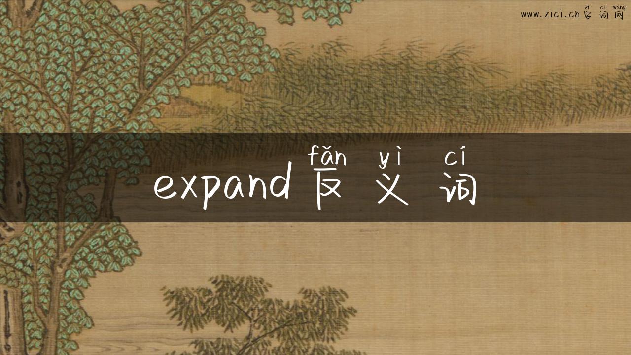 expand反义词