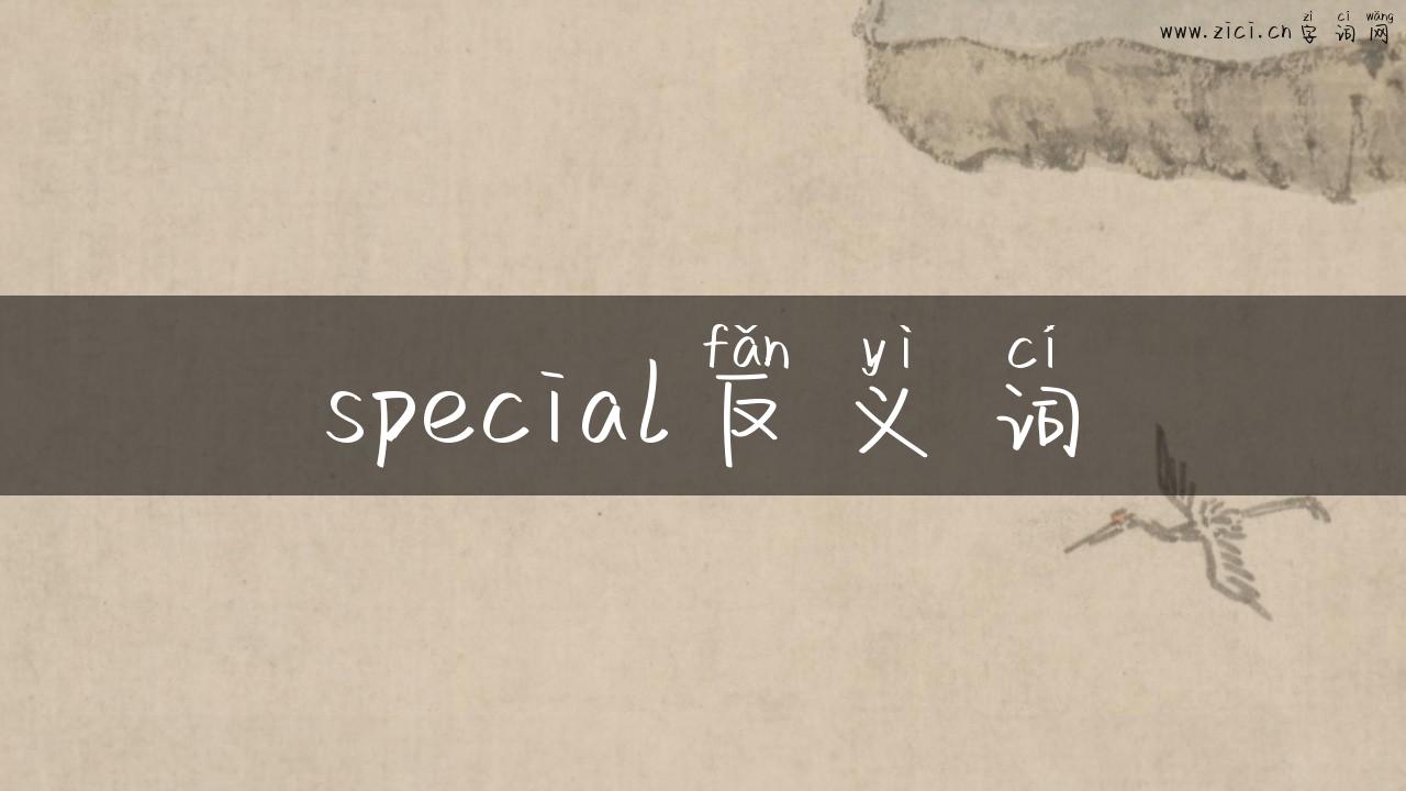 special反义词