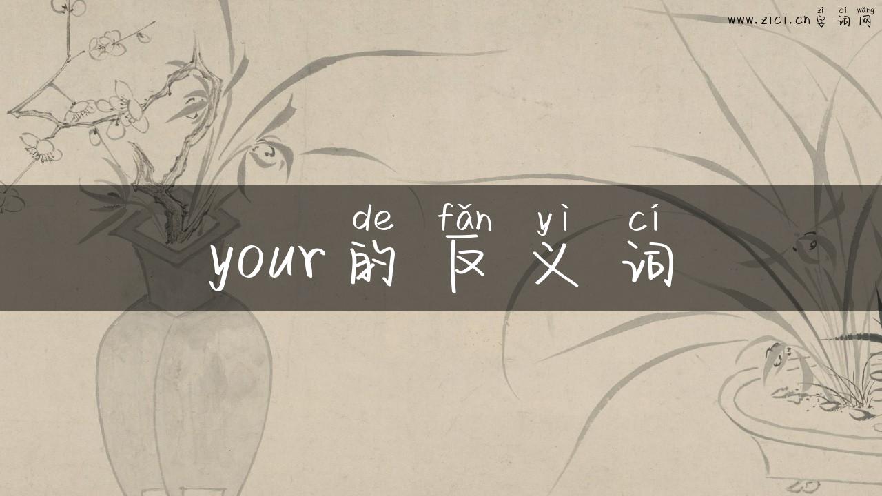 your的反义词