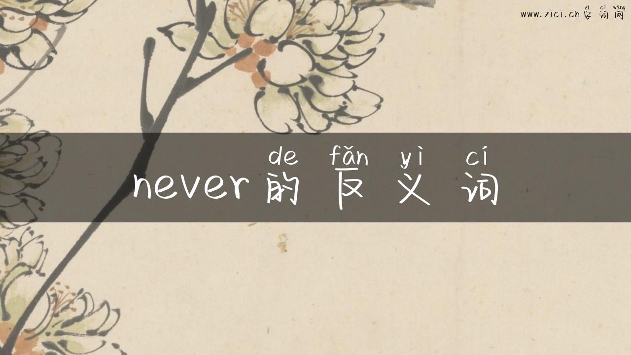 never的反义词