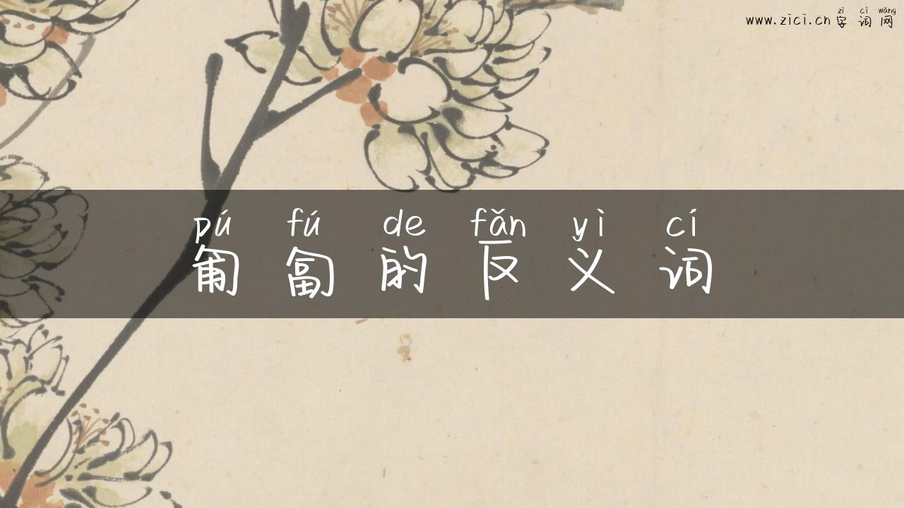 匍匐的反义词