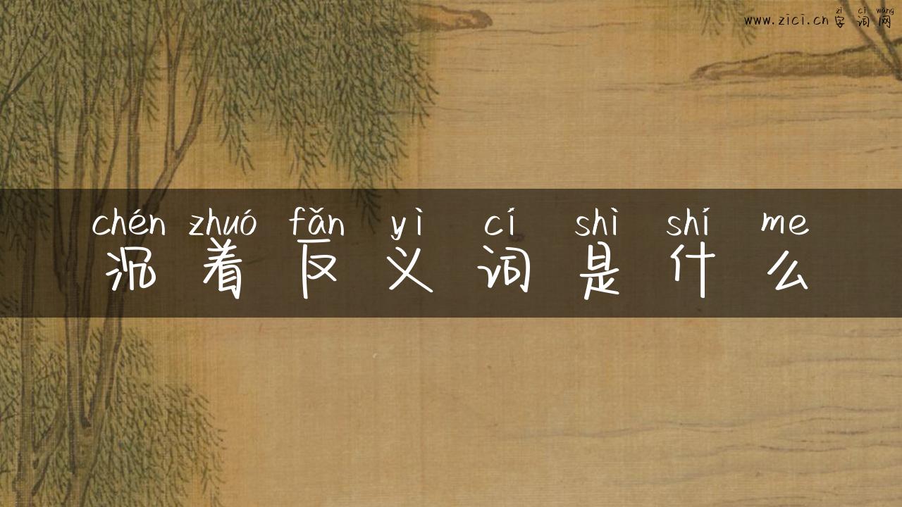 沉着反义词是什么