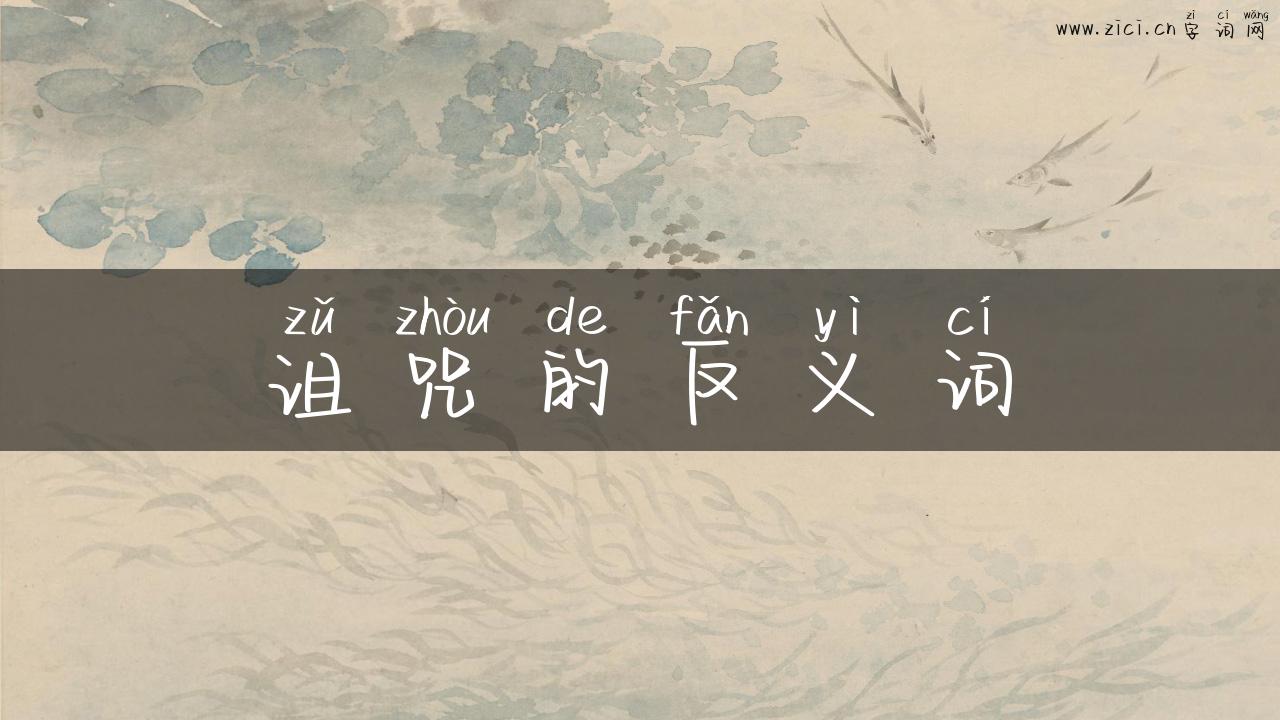 诅咒的反义词