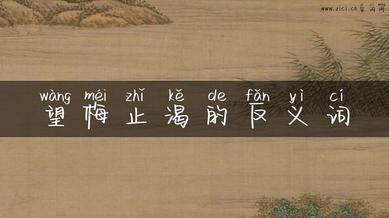 望梅止渴的反义词