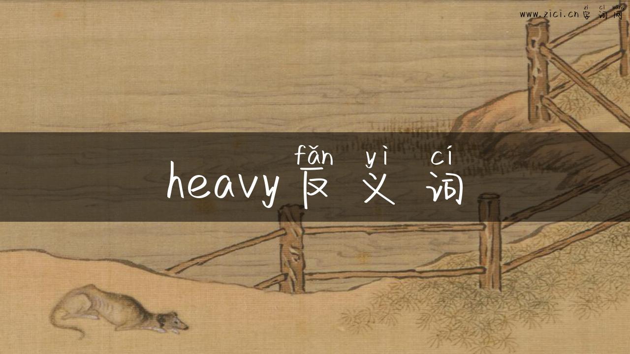 heavy反义词