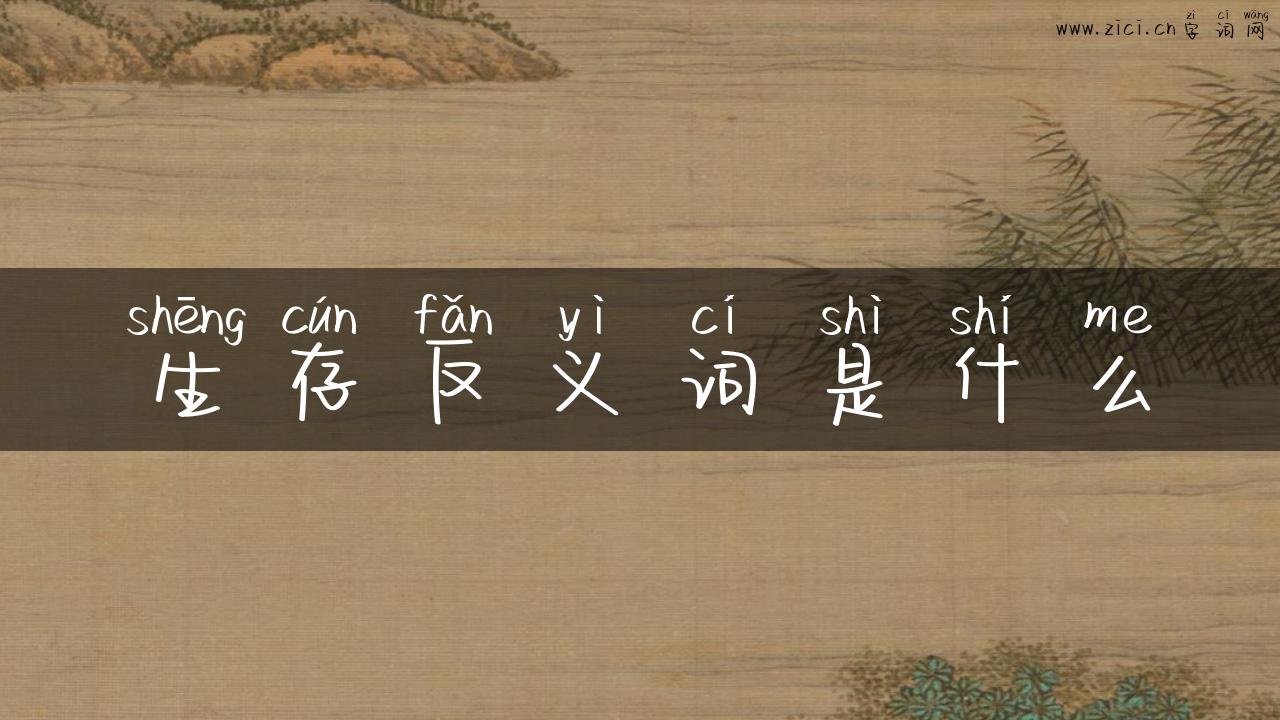 生存反义词是什么