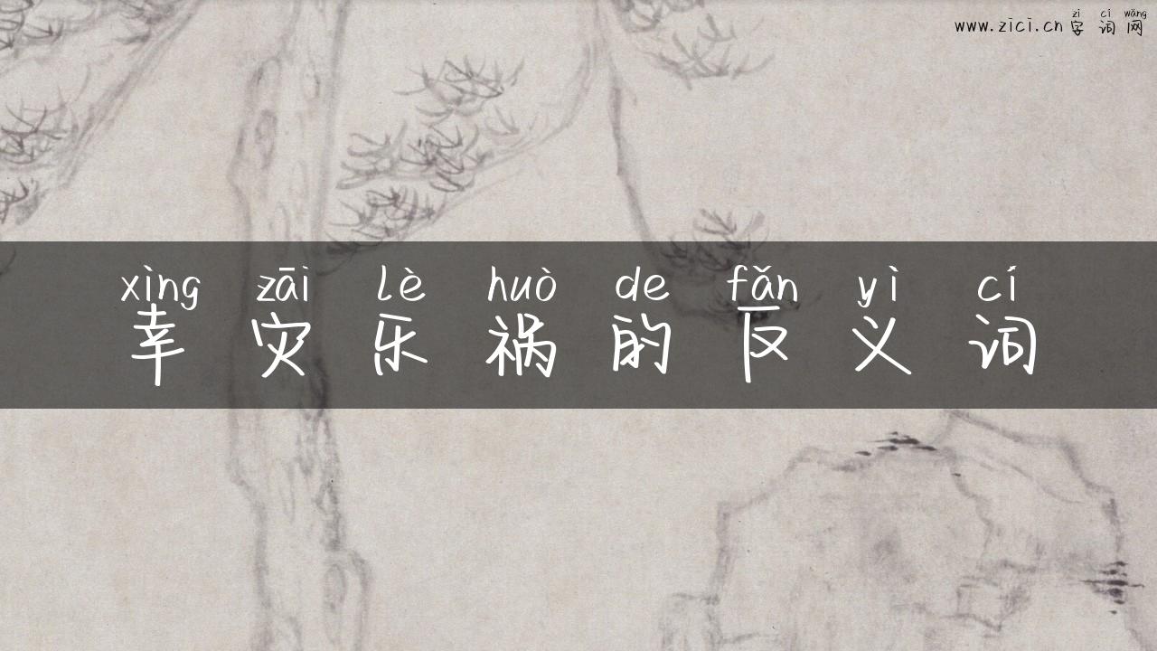幸灾乐祸的反义词