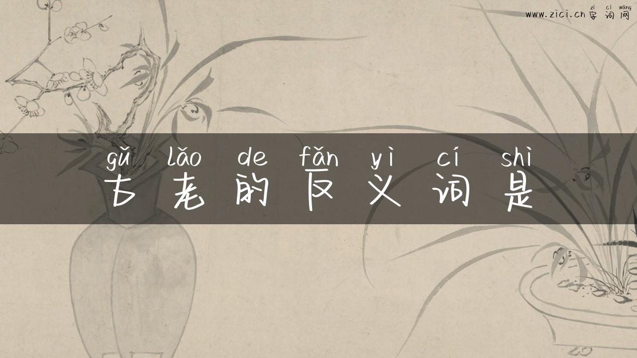 古老的反义词是