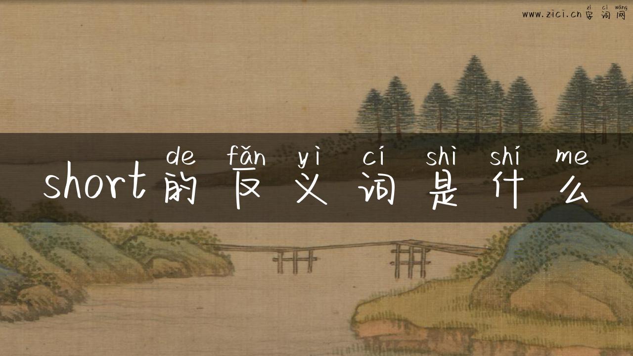 short的反义词是什么