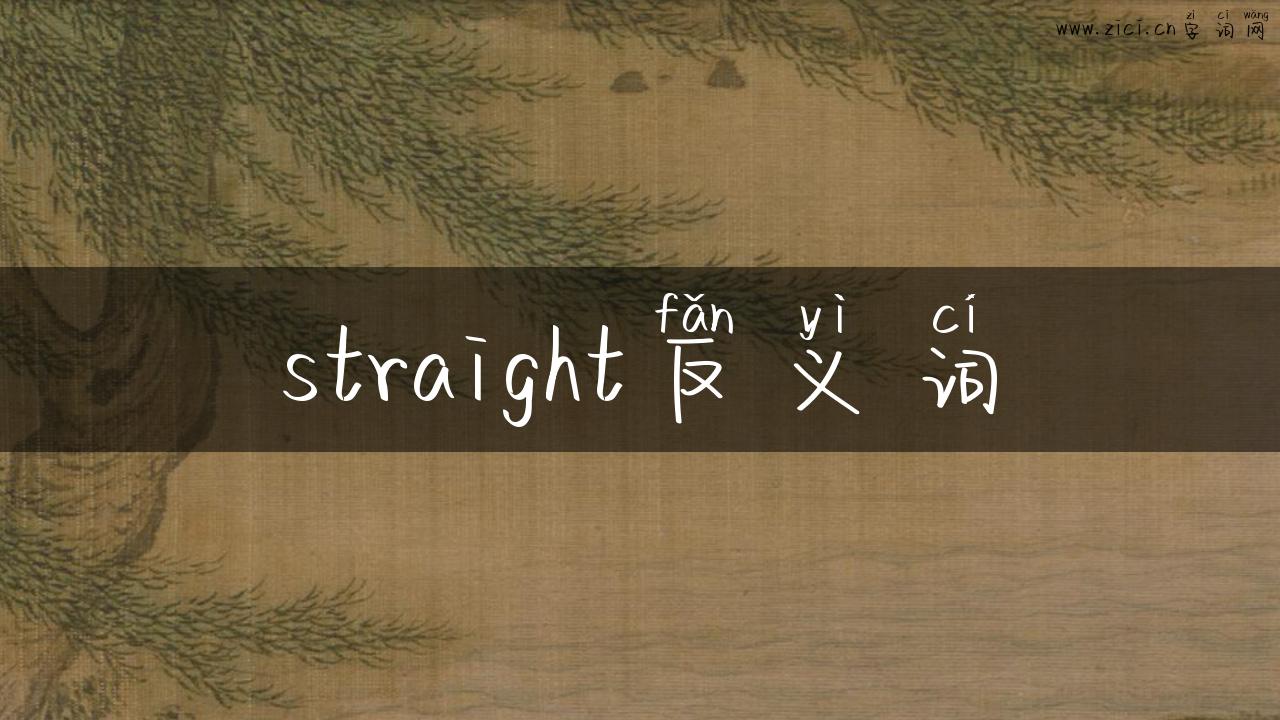 straight反义词