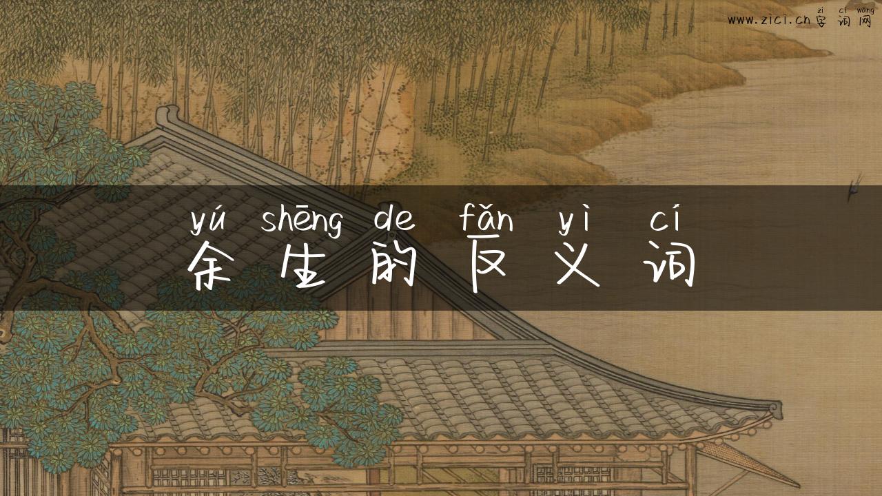 余生的反义词
