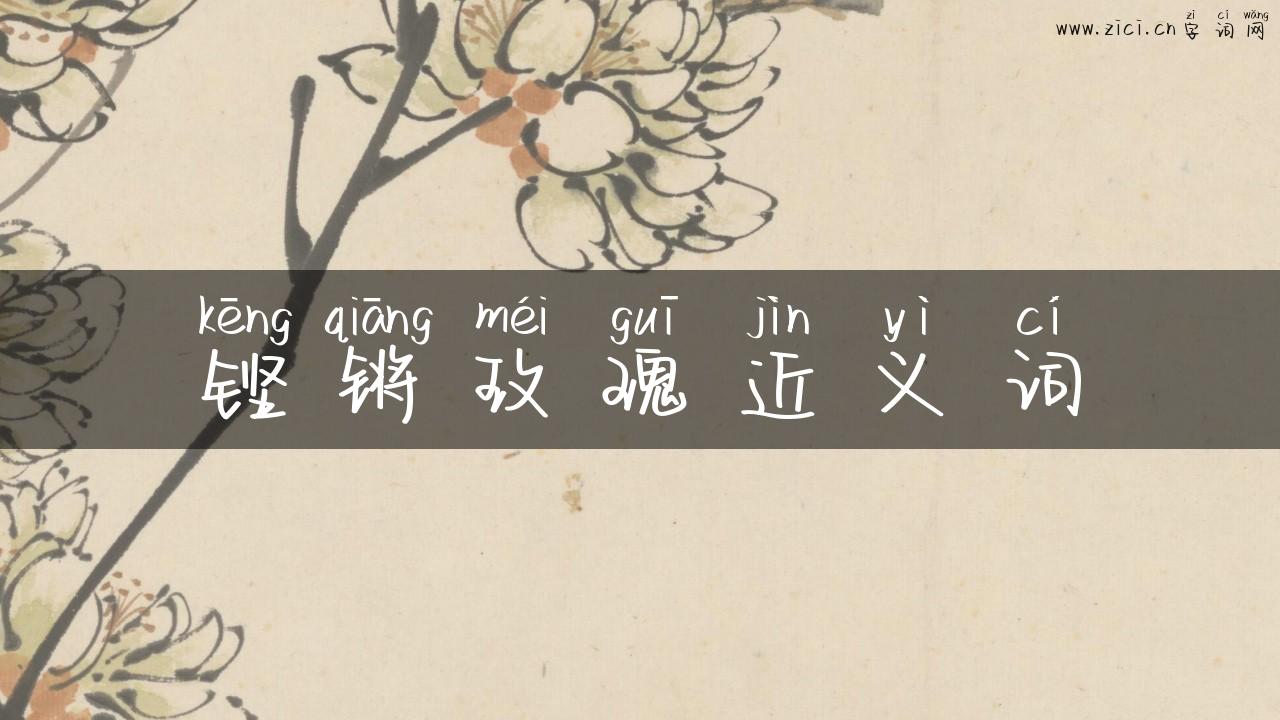 铿锵玫瑰近义词