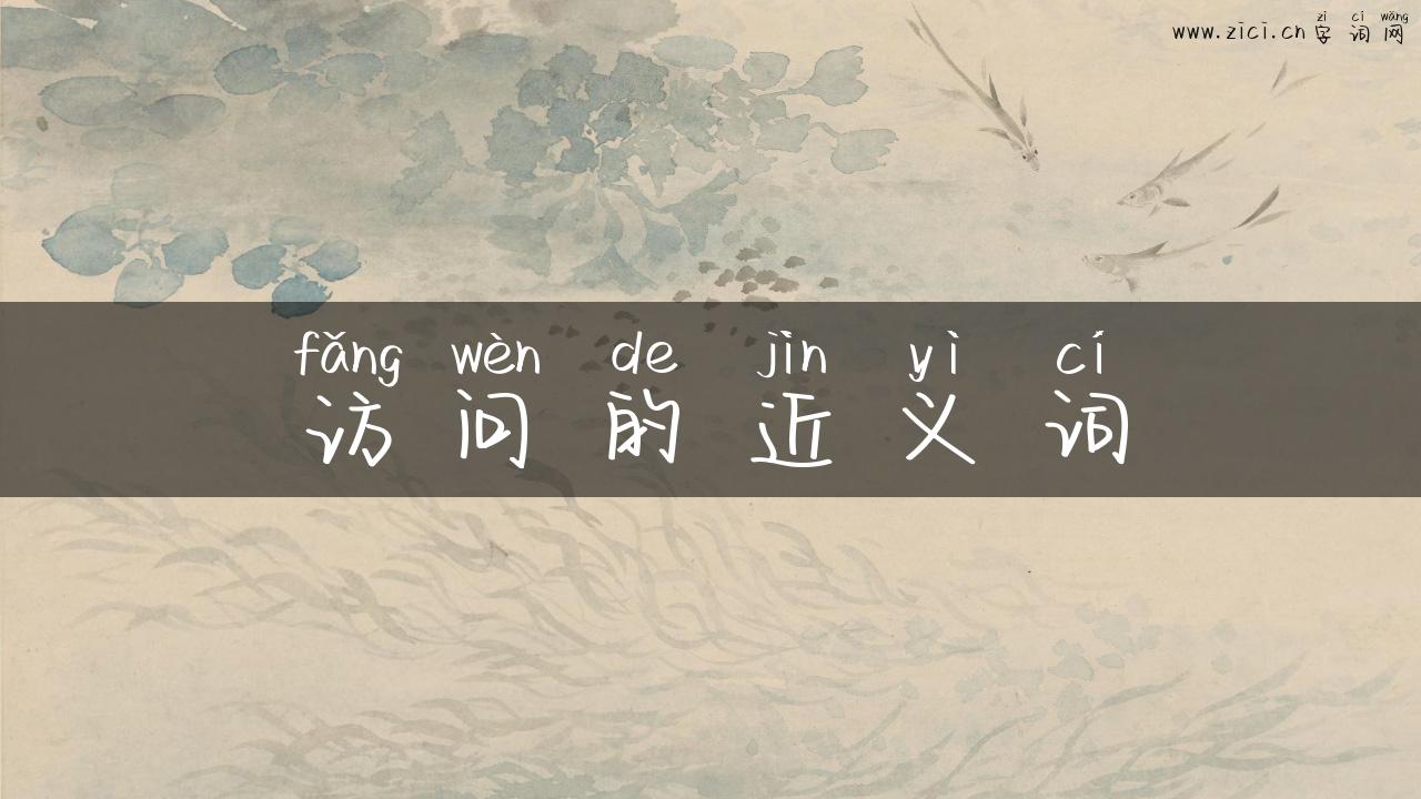 访问的近义词