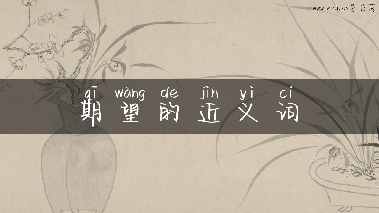 期望的近义词
