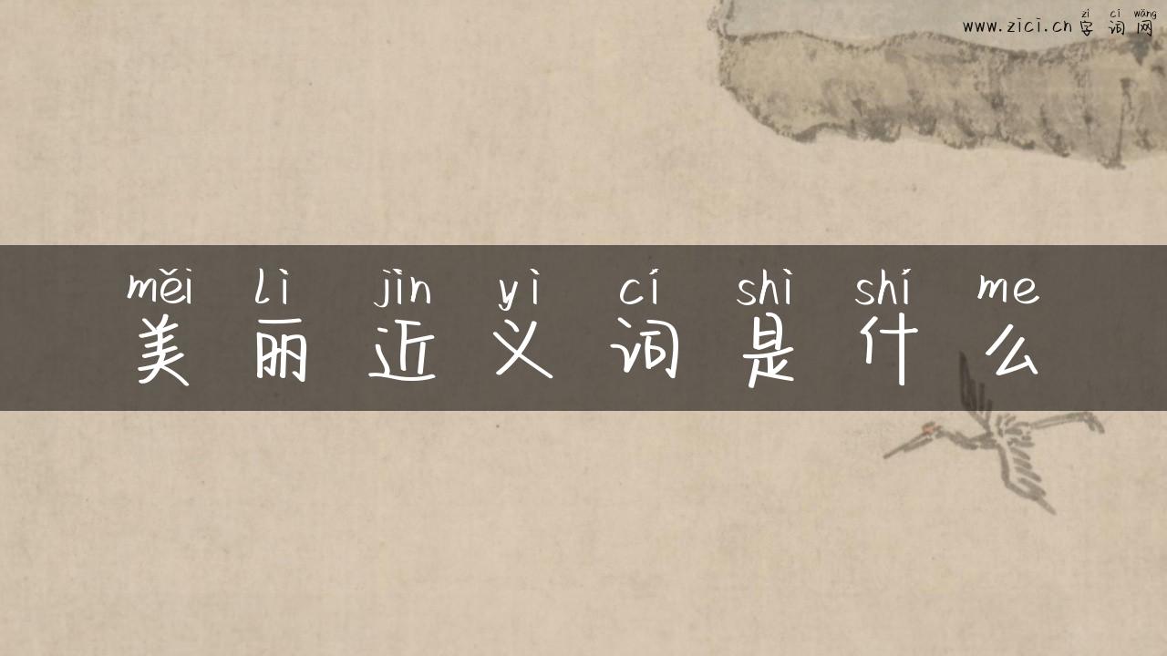 美丽近义词是什么