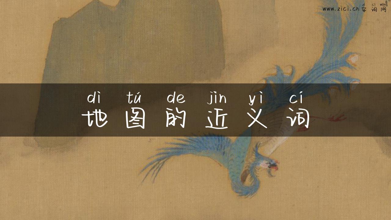 地图的近义词