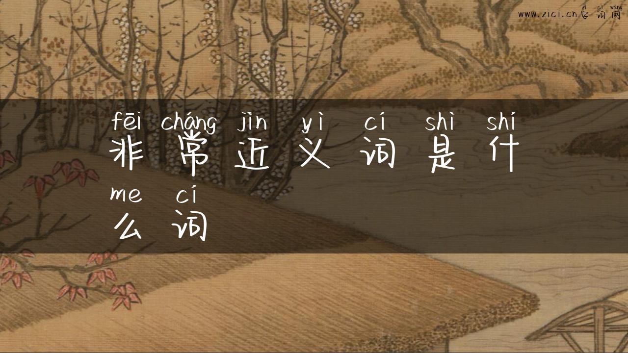 非常近义词是什么词